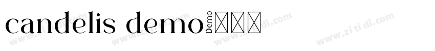 candelis demo字体转换